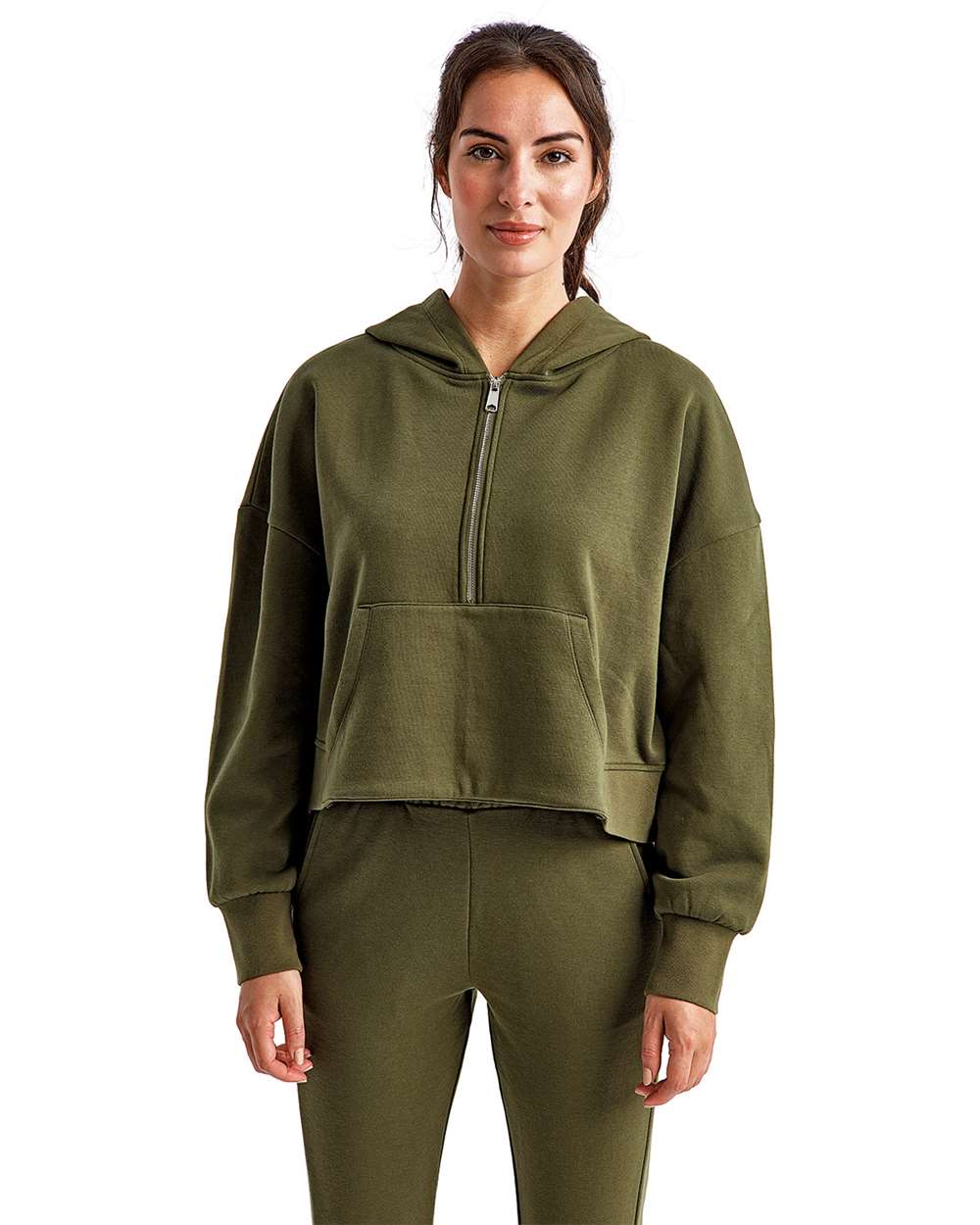 Custom Women’s Alice Inspired Half-Zip Hooded Sweatshirt | Personalized Casual Pullover