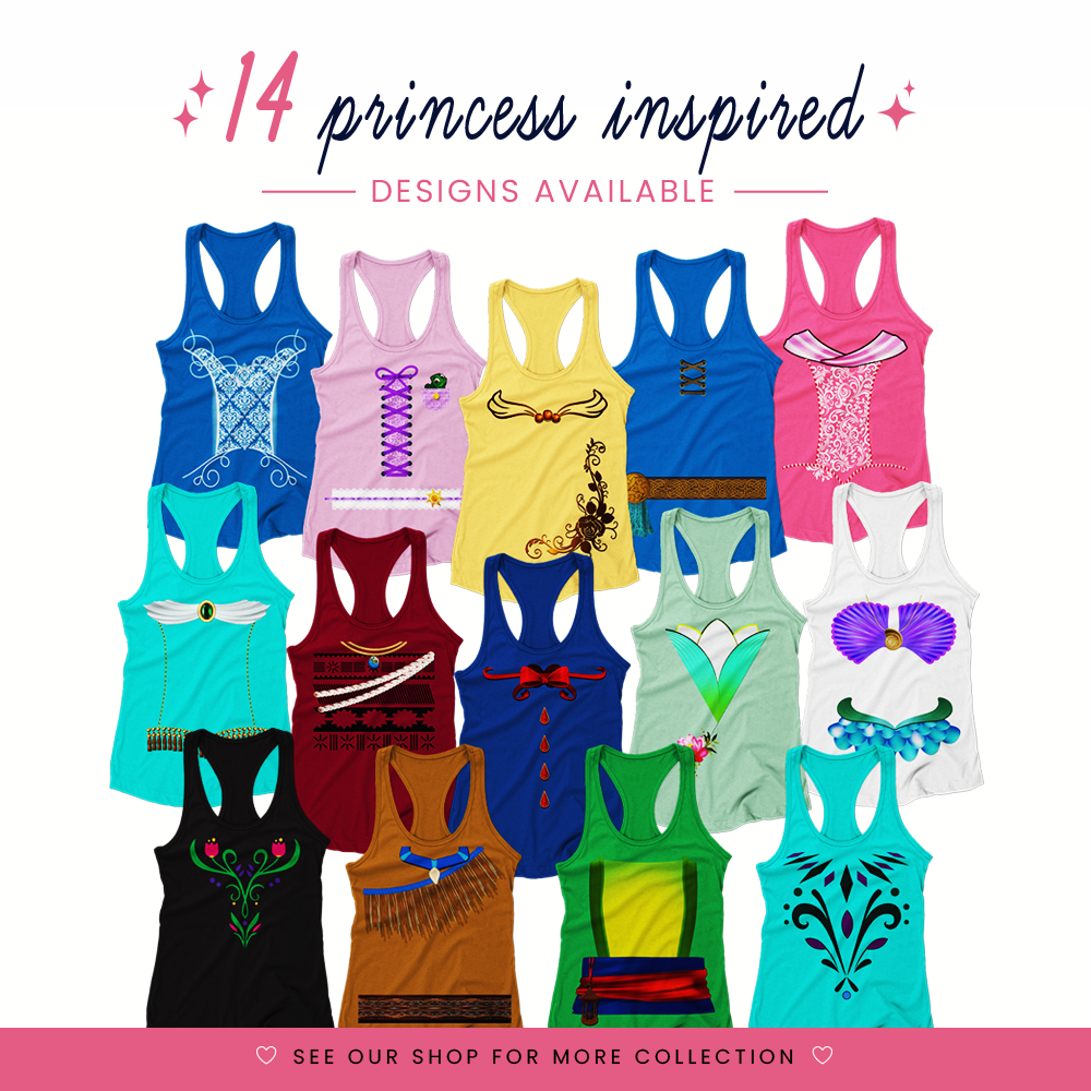 Castle Tower Princess Inspired Women's Racerback Tank Top