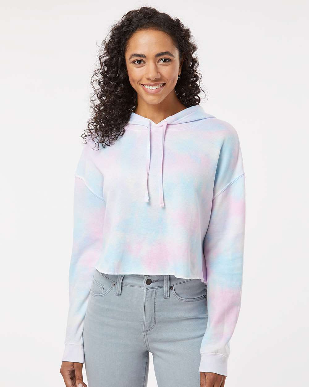 Custom Women’s Lightweight Cropped Hooded Sweatshirt | Personalized Pullover Hoodie