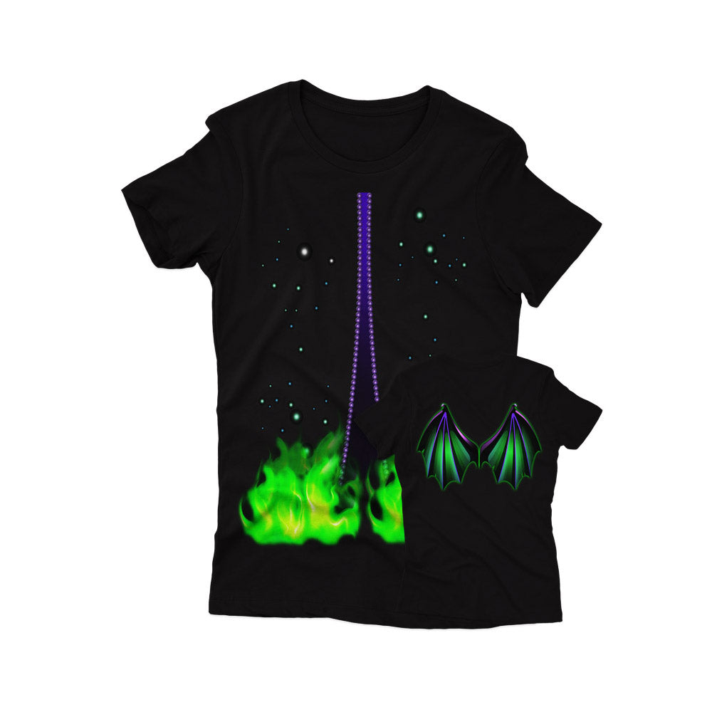Dark Fairy Inspired Family Costume T-Shirt for Theme Park Vacations