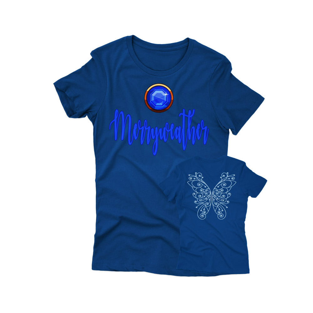 Merryweather Fairy Inspired Family Costume T-Shirt for Theme Park Vacations