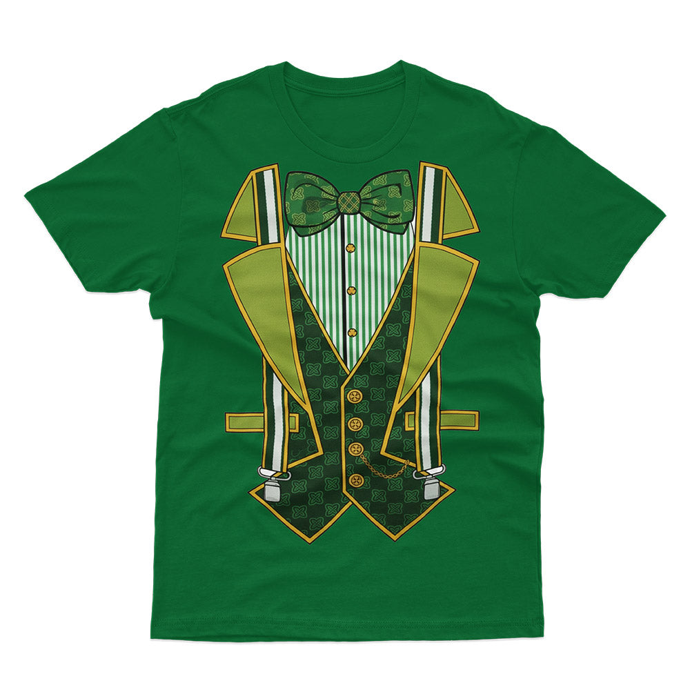 St. Patrick’s Day Tuxedo Costume Shirt | Funny Holiday Party Tee