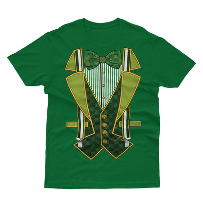 St. Patrick’s Day Tuxedo Costume Shirt | Funny Holiday Party Tee