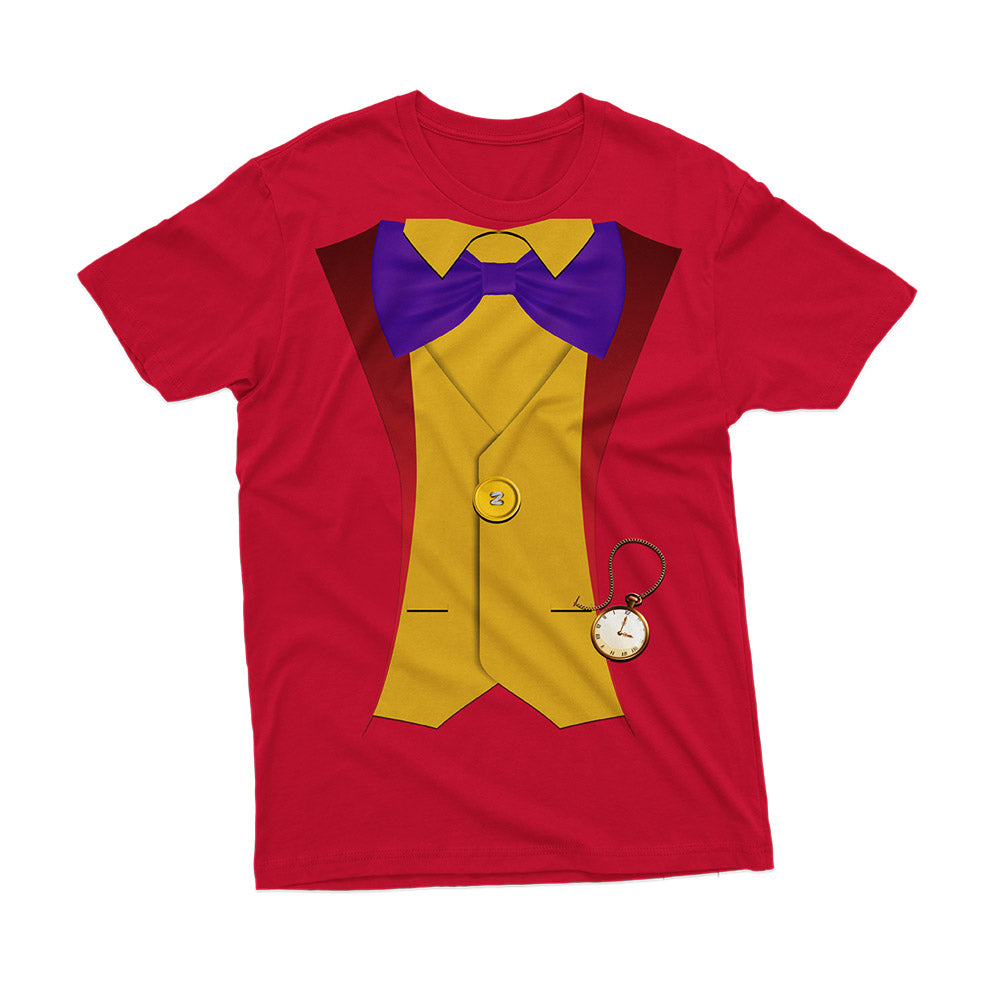 White Rabbit Inspired Family Costume T-Shirt for Theme Park Vacations