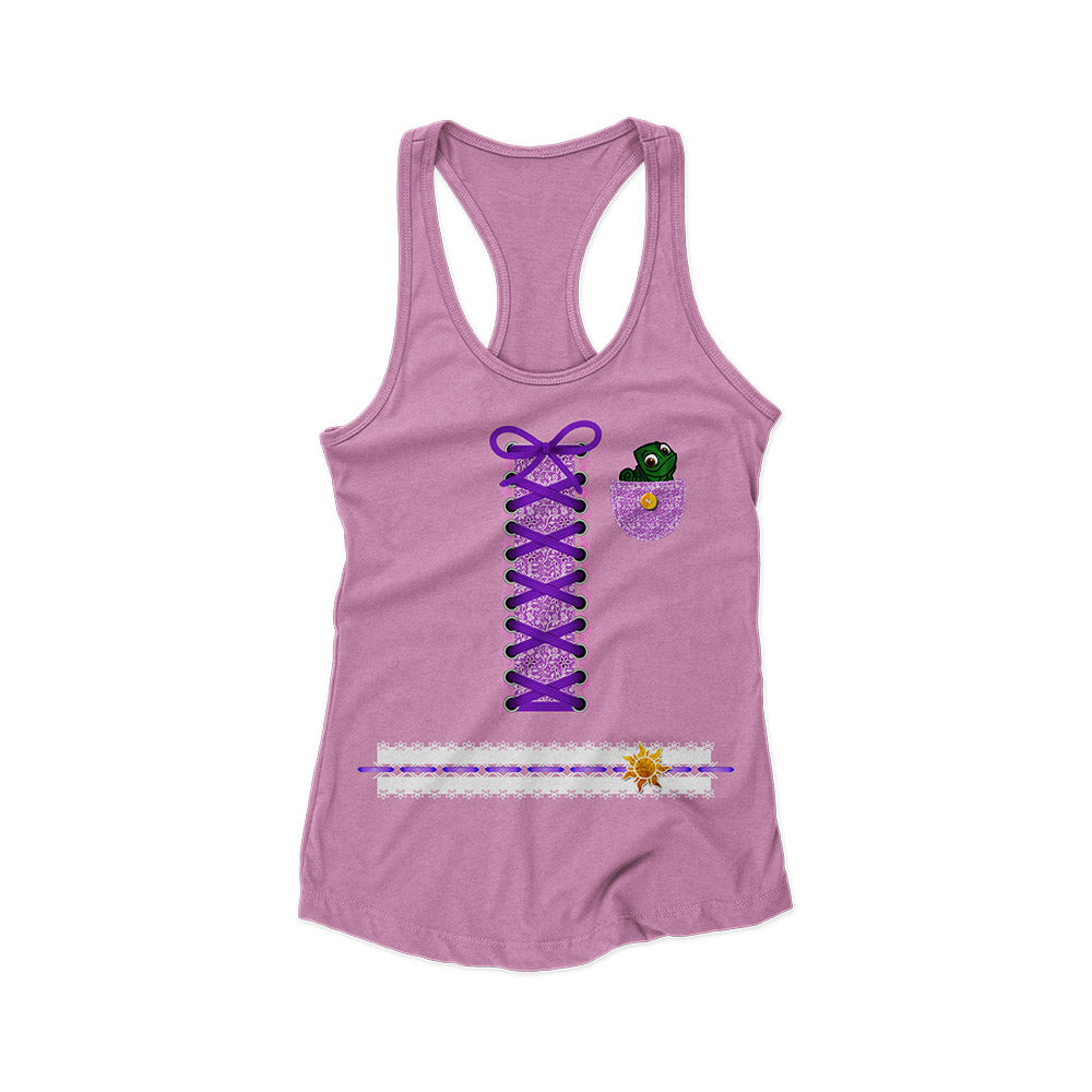 Princess Inspired Women's Racerback Tank | Fairytale Theme Park Vacation Tank Top