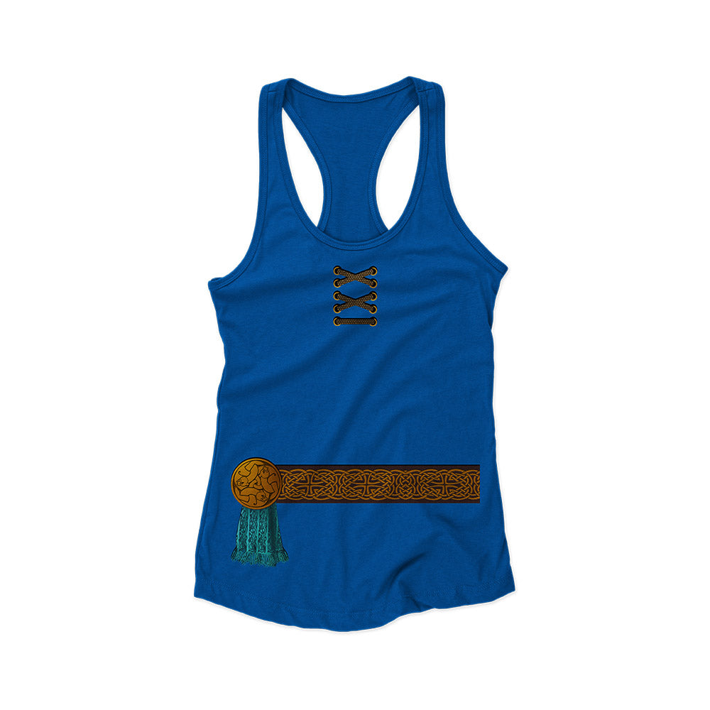 Brave Princess Inspired Women’s Racerback Tank | Fantasy Theme Park Vacation Tank | Fairytale Outfit