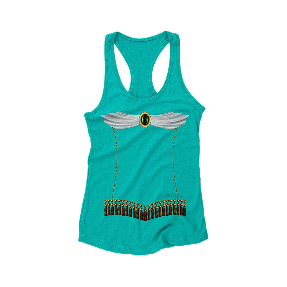 Jasmine Arabian Princess Inspired Women’s Racerback Tank | Fantasy Theme Park Vacation Tank | Fairytale Outfit