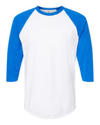 Custom Adult Unisex Fine Jersey Raglan T-Shirt | Personalized Baseball Tee