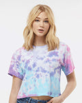 Women's Tie-Dyed Crop T-Shirt