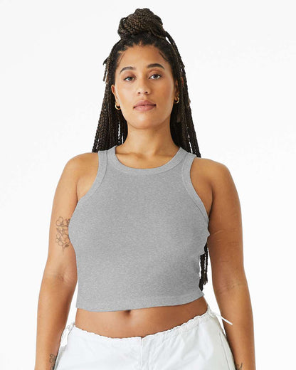 Custom Women’s Micro Rib Racer Tank | Personalized Fitted Tank Top