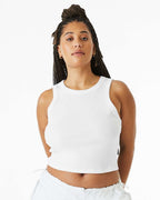 Custom Women’s Micro Rib Racer Tank | Personalized Fitted Tank Top