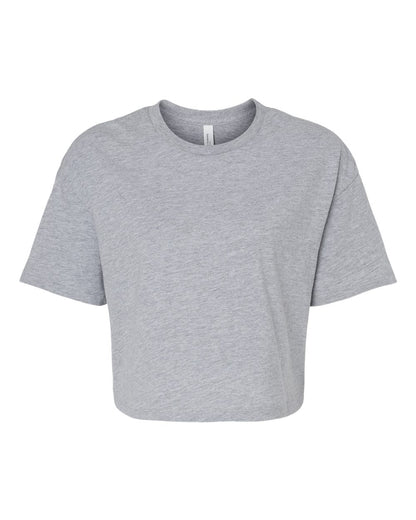 Custom Women’s Jersey Crop Tee | Personalized Cotton Crop Top
