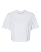 Custom Women’s Jersey Crop Tee | Personalized Cotton Crop Top