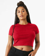 Custom Women’s Micro Rib Baby Tee | Personalized Fitted T-Shirt