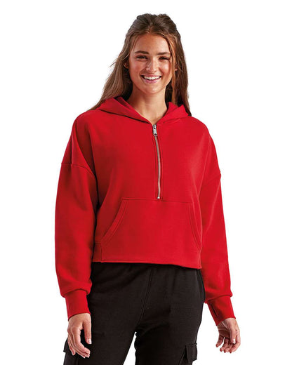 Custom Women’s Alice Inspired Half-Zip Hooded Sweatshirt | Personalized Casual Pullover