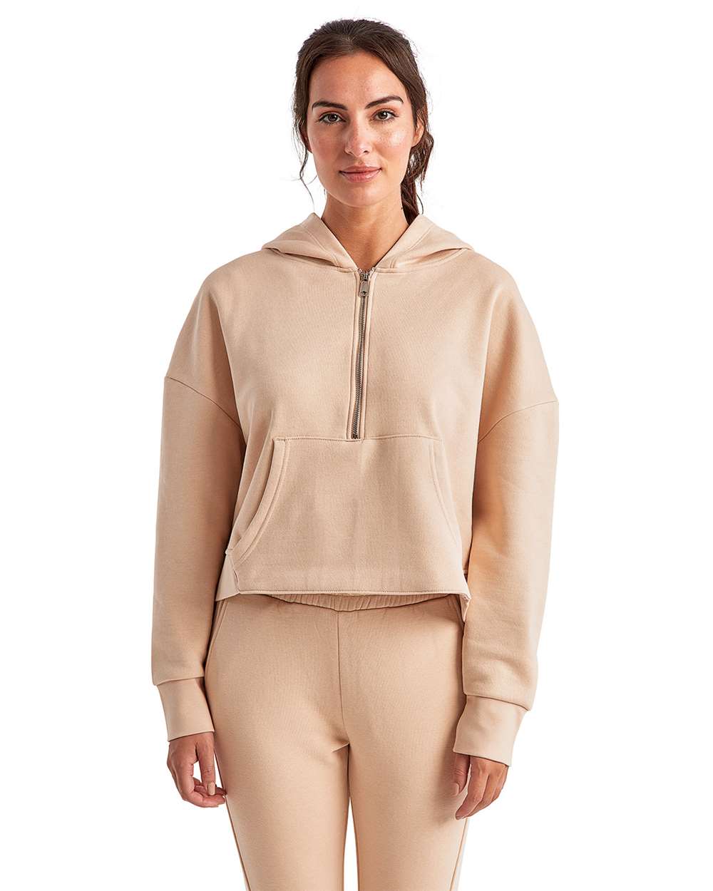 Custom Women’s Alice Inspired Half-Zip Hooded Sweatshirt | Personalized Casual Pullover