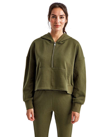 Custom Women’s Alice Inspired Half-Zip Hooded Sweatshirt | Personalized Casual Pullover