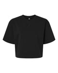 Custom Women’s French Terry Mid-Length Boxy Top | Personalized Casual Shirt
