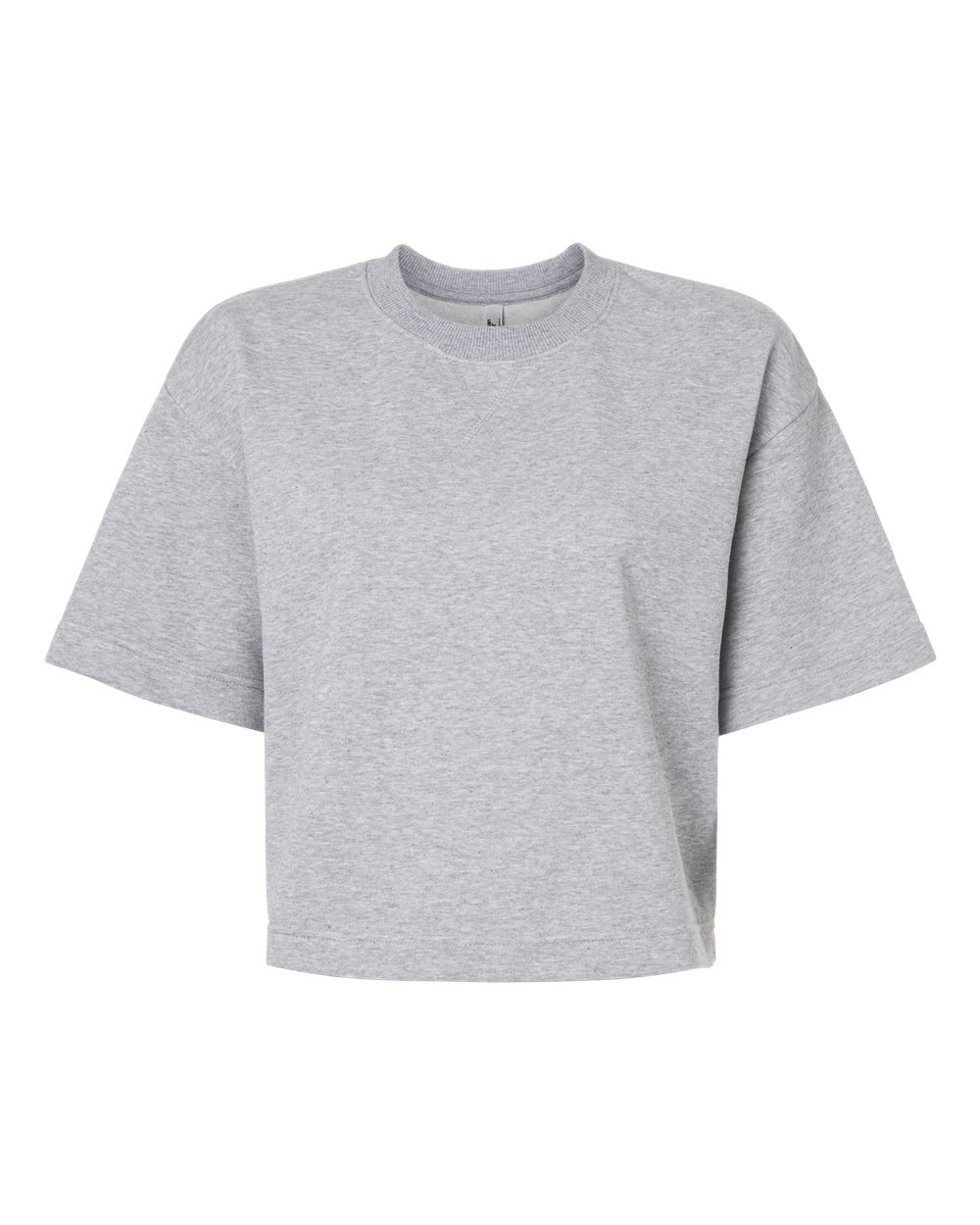 Custom Women’s French Terry Mid-Length Boxy Top | Personalized Casual Shirt