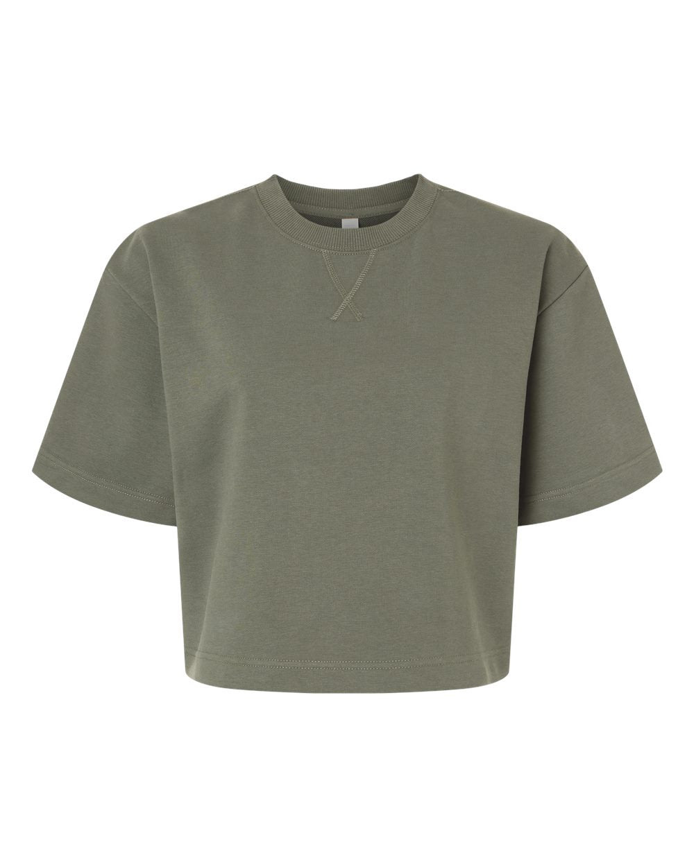 Custom Women’s French Terry Mid-Length Boxy Top | Personalized Casual Shirt