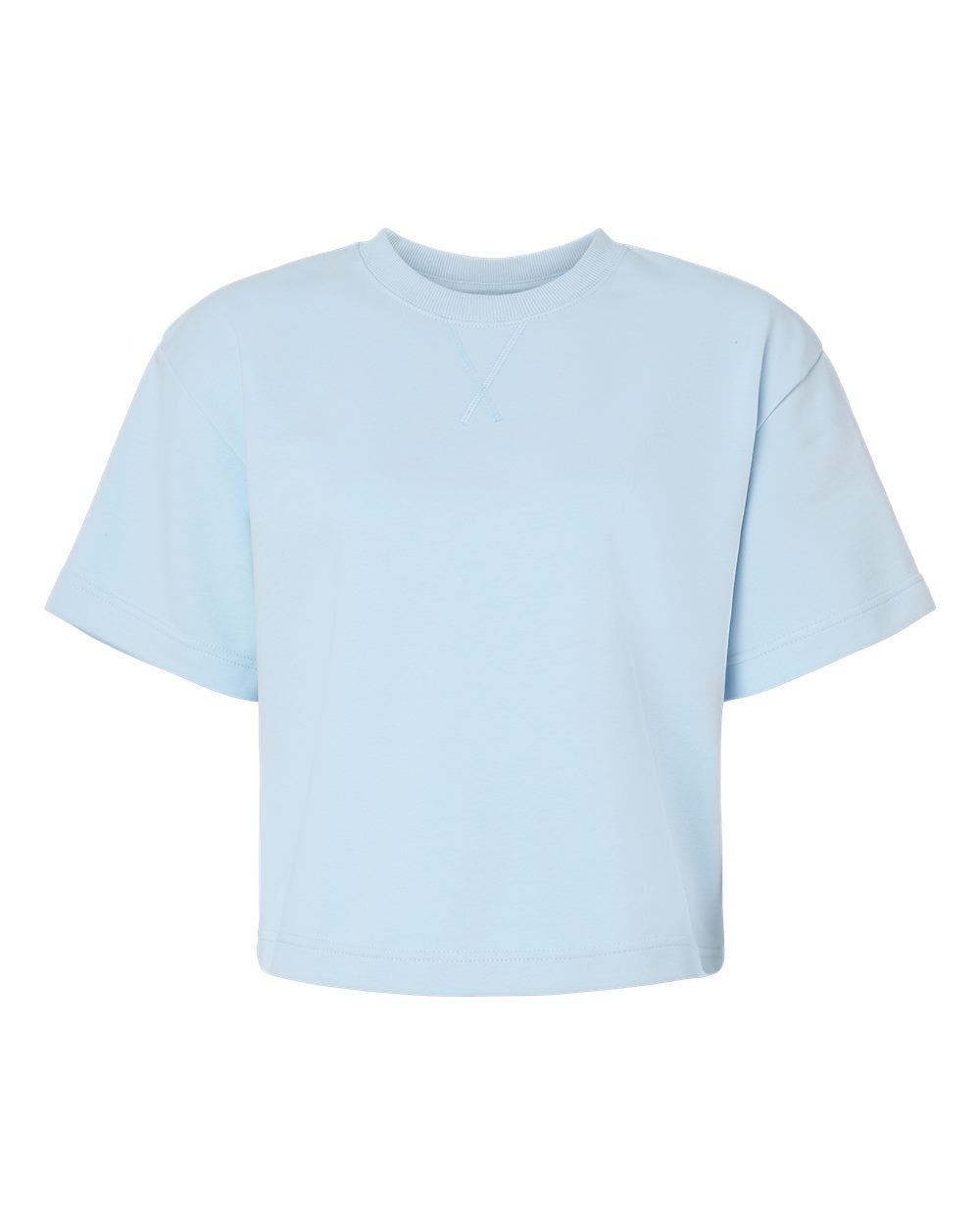 Custom Women’s French Terry Mid-Length Boxy Top | Personalized Casual Shirt