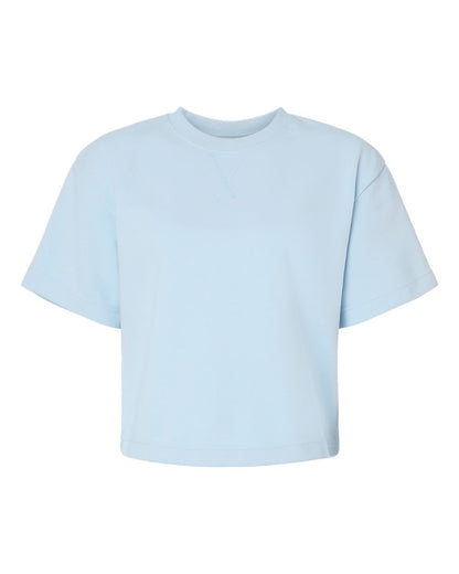 Custom Women’s French Terry Mid-Length Boxy Top | Personalized Casual Shirt