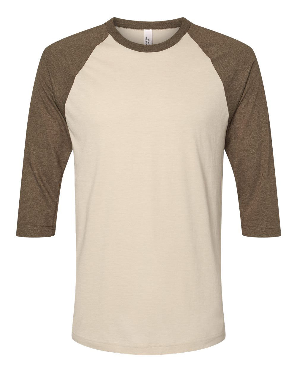 Custom Adult Unisex CVC 3/4 Sleeve Baseball Tee | Personalized Cotton Shirt