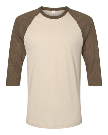 Custom Adult Unisex CVC 3/4 Sleeve Baseball Tee | Personalized Cotton Shirt