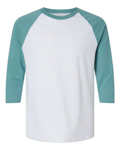 Custom Adult Unisex CVC 3/4 Sleeve Baseball Tee | Personalized Cotton Shirt