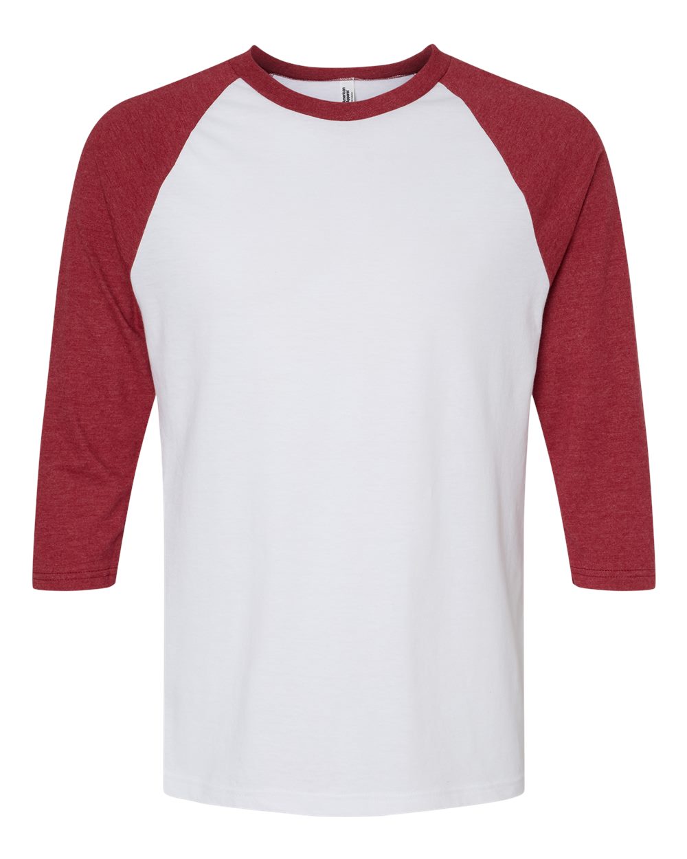 Custom Adult Unisex CVC 3/4 Sleeve Baseball Tee | Personalized Cotton Shirt