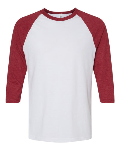 Custom Adult Unisex CVC 3/4 Sleeve Baseball Tee | Personalized Cotton Shirt