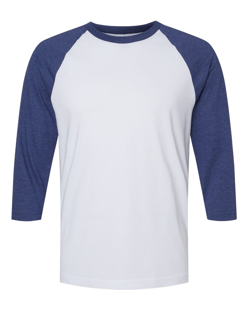 Custom Adult Unisex CVC 3/4 Sleeve Baseball Tee | Personalized Cotton Shirt