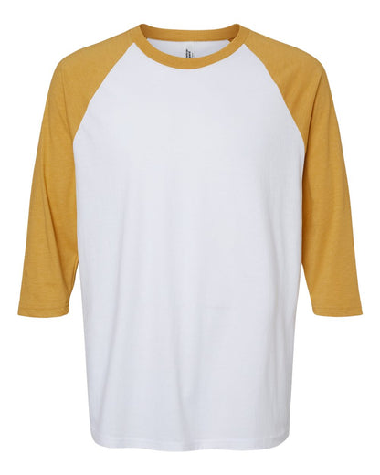 Custom Adult Unisex CVC 3/4 Sleeve Baseball Tee | Personalized Cotton Shirt