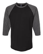 Custom Adult Unisex Fine Jersey Raglan T-Shirt | Personalized Baseball Tee
