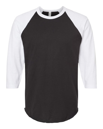 Adult Unisex Fine Jersey Raglan T-Shirt