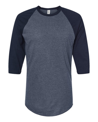 Adult Unisex Fine Jersey Raglan T-Shirt