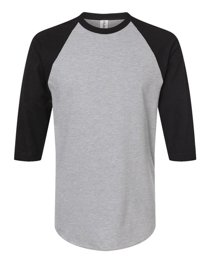 Adult Unisex Fine Jersey Raglan T-Shirt