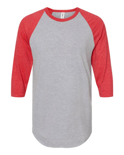 Adult Unisex Fine Jersey Raglan T-Shirt