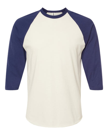 Adult Unisex Fine Jersey Raglan T-Shirt