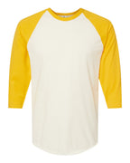 Custom Adult Unisex Fine Jersey Raglan T-Shirt | Personalized Baseball Tee