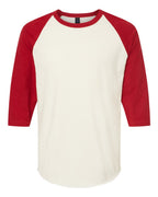 Custom Adult Unisex Fine Jersey Raglan T-Shirt | Personalized Baseball Tee