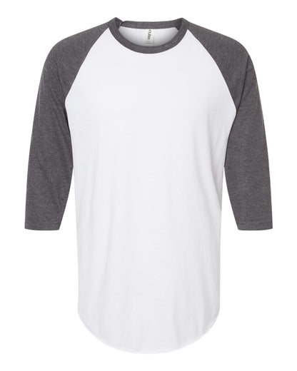 Adult Unisex Fine Jersey Raglan T-Shirt