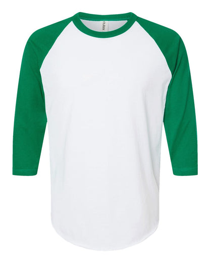 Adult Unisex Fine Jersey Raglan T-Shirt