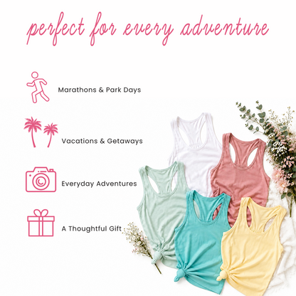 Castle Tower Princess Inspired Women's Racerback Tank Top