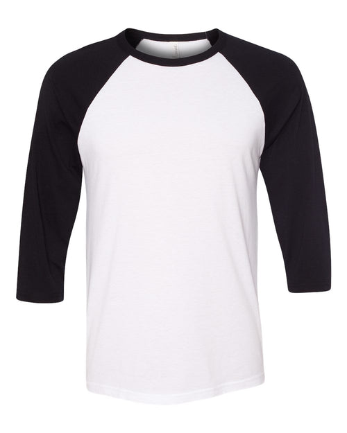 Unisex Three-Quarter Sleeve Baseball Tee