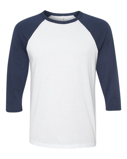 Custom Adult Unisex 3/4 Sleeve Baseball Tee | Personalized Cotton Shirt