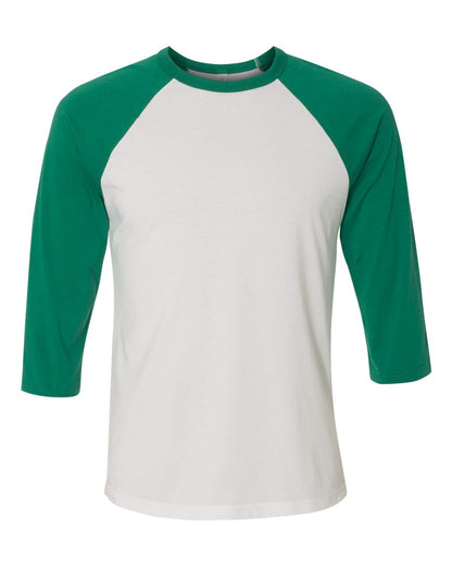 Custom Adult Unisex 3/4 Sleeve Baseball Tee | Personalized Cotton Shirt