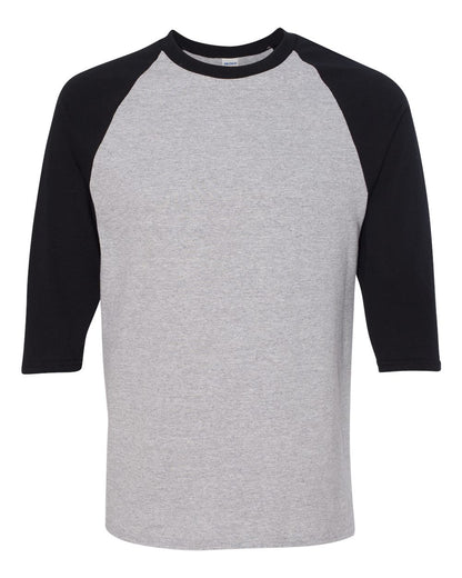 Custom Adult Unisex Heavy Cotton™ 3/4 Sleeve Raglan | Personalized Baseball Tee