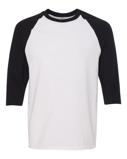 Custom Adult Unisex Heavy Cotton™ 3/4 Sleeve Raglan | Personalized Baseball Tee