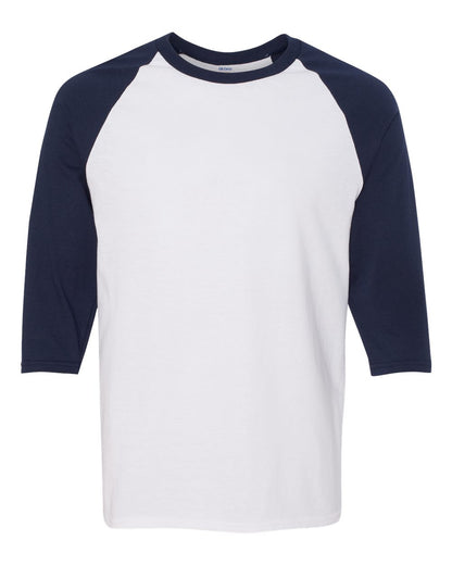 Custom Adult Unisex Heavy Cotton™ 3/4 Sleeve Raglan | Personalized Baseball Tee